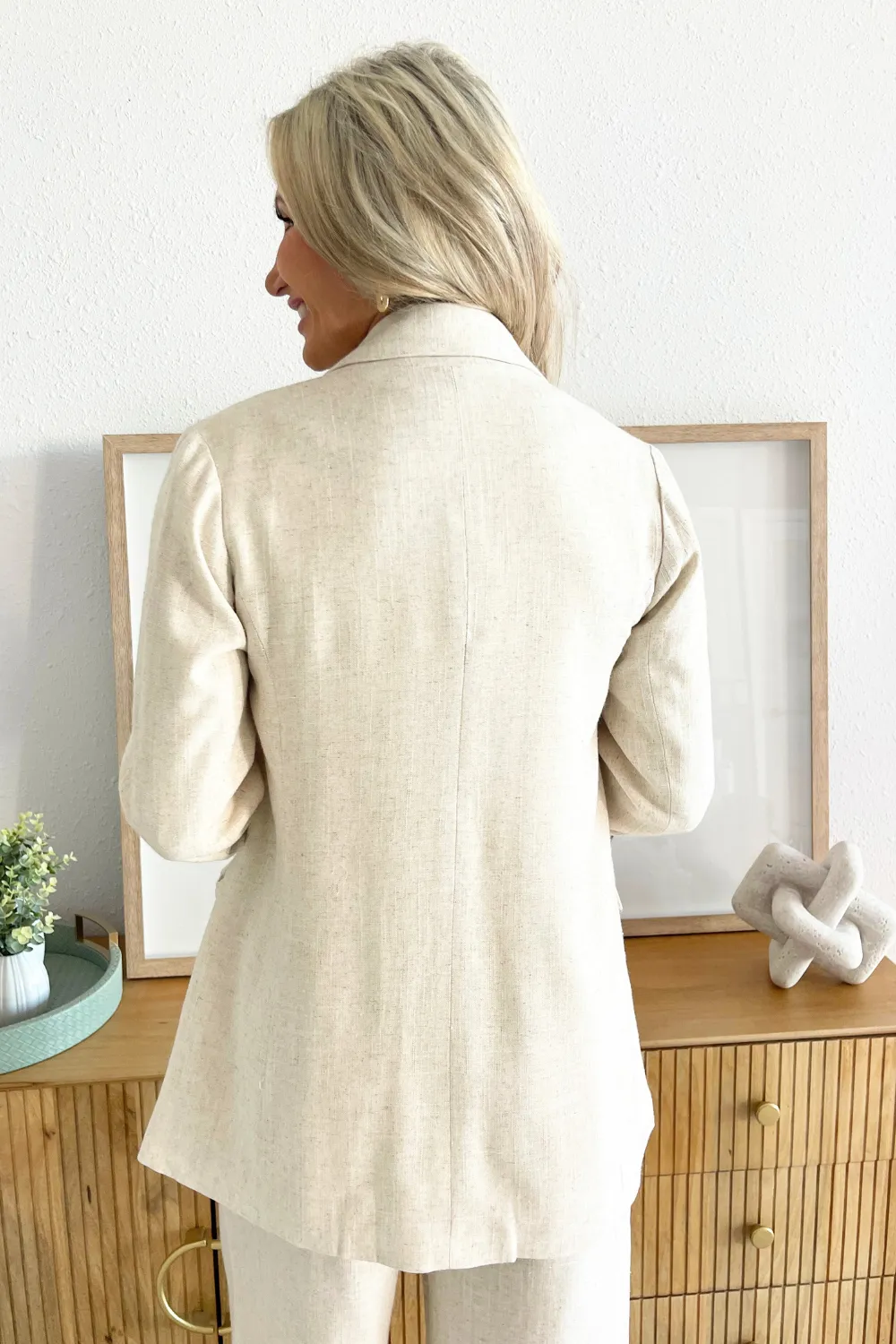 Woven Oversized Blazer