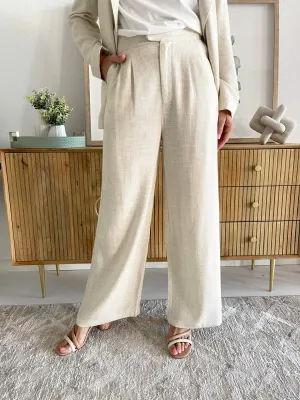 Woven Wide Leg Trouser